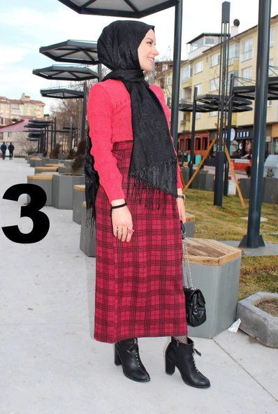 Kalem Etek Jakar Kazayağı Kışlık - 4