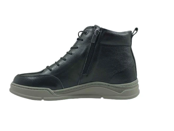 Bağcıklı Erkek Kısa Bot Siyah 1172 - 4