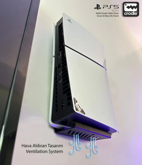Playstation 5 Slim Duvar Standı ve Joystick Duvar Standı Gaming Aksesuar - 7