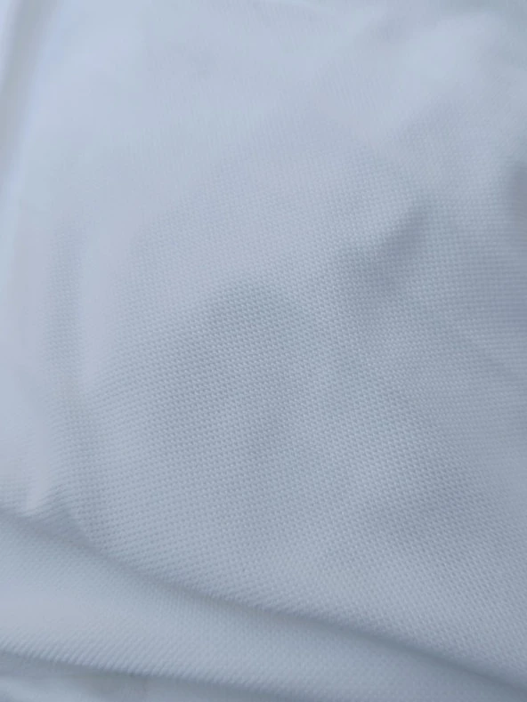 Polyester Penye Top Kumaş Beyaz 2,40x50 MT
