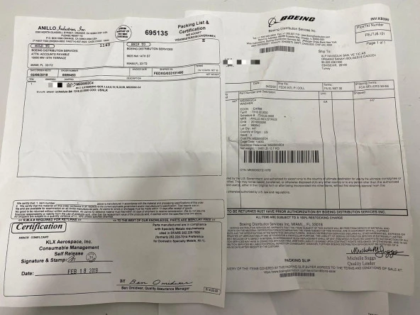 Anillo MS20002C4 Havacılık Pulu 447 Adet - Resim 8