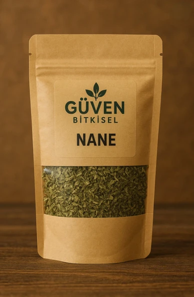 Güven Bitkisel Nane 250 gr Katkısız Doğal Kurutulmus Baharat Pencereli Doypack Paket ürün görseli 1