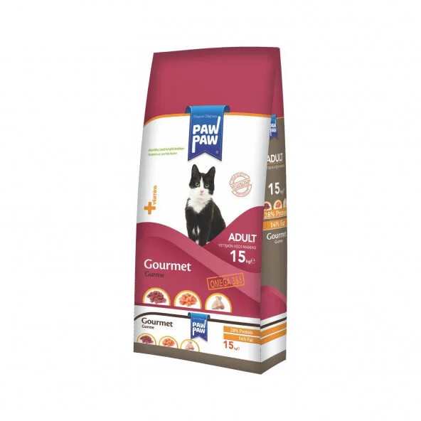 Paw Paw Gurme 15 kg Yetişkin Kedi Maması