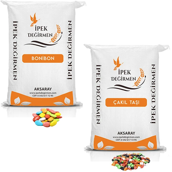 İpek Değirmen Bonibon Çikolata Çakıl Taşı Şekerleme Paketi 1 Kg
