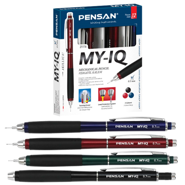 Pensan Iq Klasik Renkler 0.7 Mm Uç