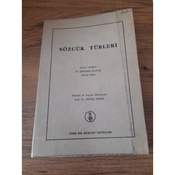 Sözcük Türleri (Ad,Sıfat,Belirteç,Adıl,İlgeç,Bağlaç,Ünlem,Eylem) (ikinci el ürün)