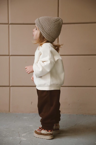 Karyoka Dikiş Polarlı Eşofman Takımı 1-5 Yaş - Resim 3