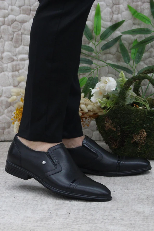 Mehmet Mete 420200 İç Ve Dış Hakiki Deri Kauçuk Taban Erkek Ayakkabı ürün görseli