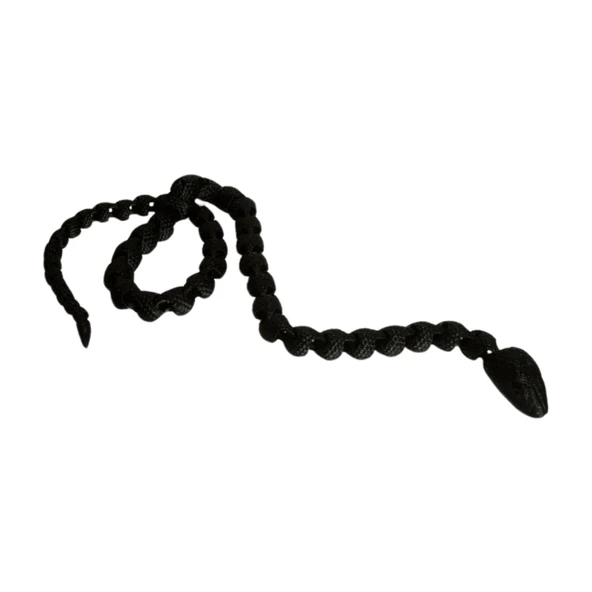 3D Hareketli Yılan Figürlü Oyuncak - Siyah - Resim 4