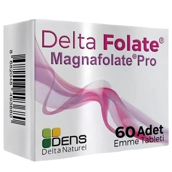 Delta Folate Magnafolate  Tableti 60 Adet