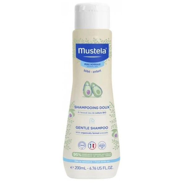 Mustela Baby Shampoo 200 ml (Gentle Shampoo)