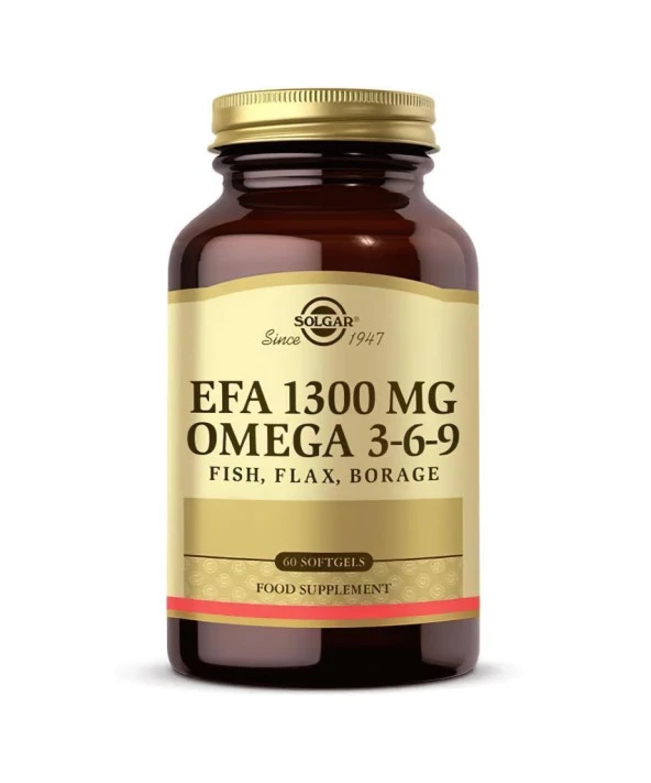 Solgar Efa 1300 mg Omega 3 6 9 60 Kapsül