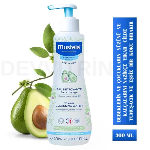 Mustela Durulama Gerektirmeyen Temizleyici Sıvı 300 ml