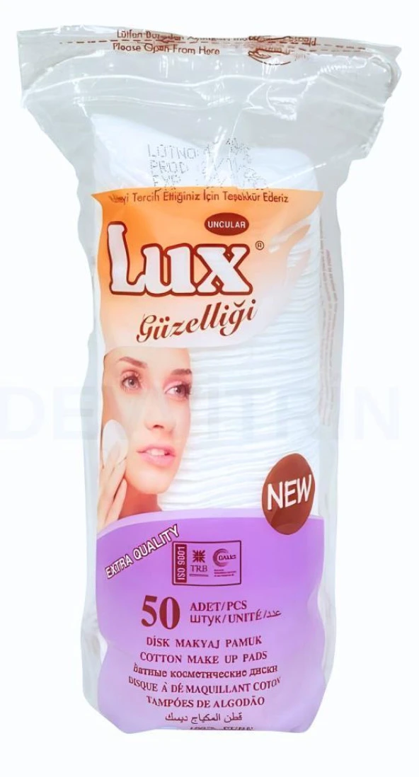 Lux Disk Makyaj Temizleme Pamuğu 50 Adet