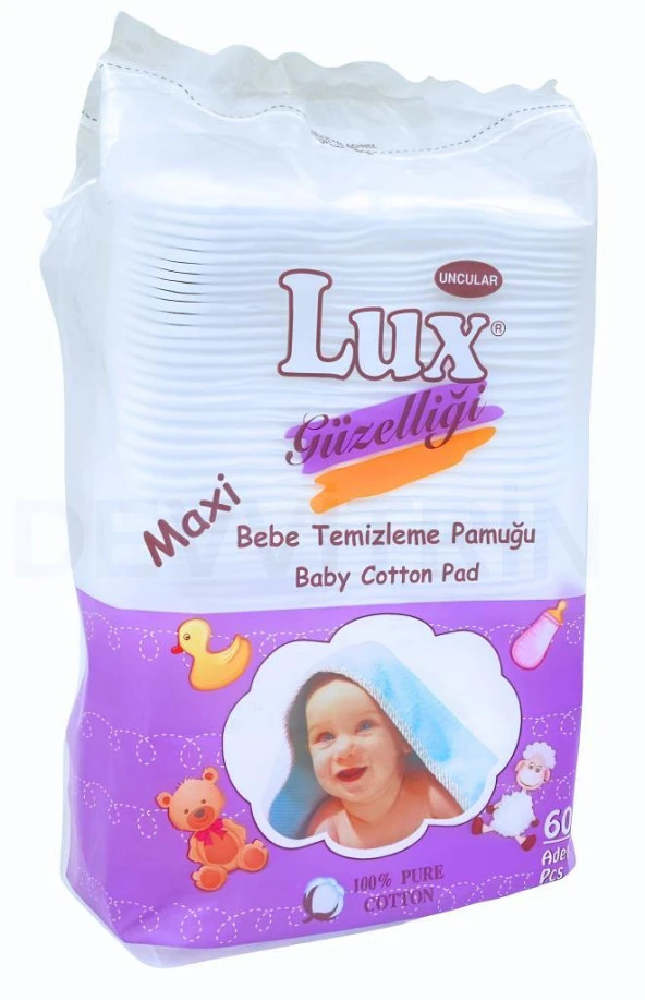 Lux Maxi Bebek Temizleme Pamuğu 60 lı