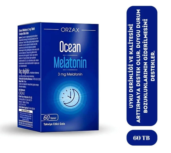 Ocean Melatonin 3mg 60 Tablet