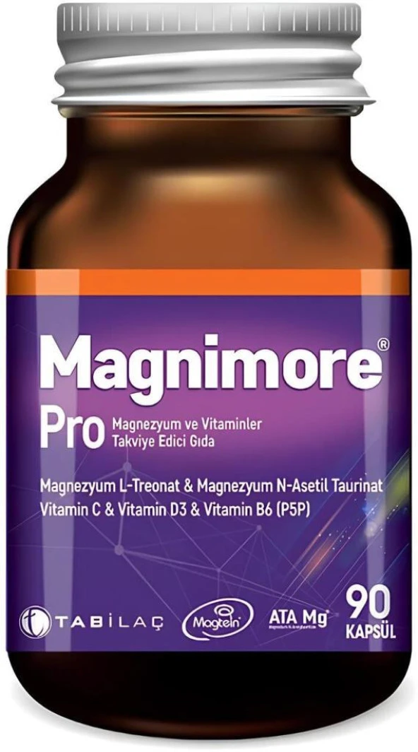 Magnimore Pro Magnezyum ve Vitaminler 90 Kapsül