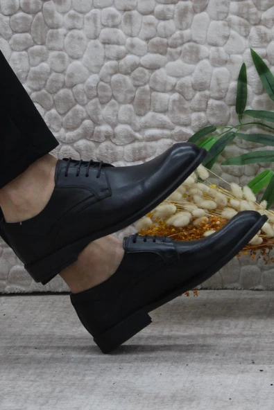 Mehmet Mete 42015 İç Ve Dış Hakiki Deri Kauçuk Taban Erkek Ayakkabı - Resim 5