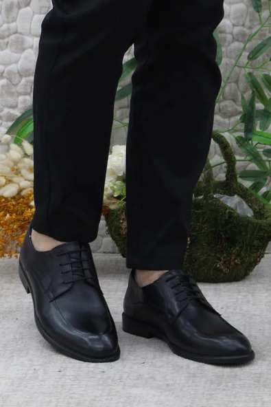 Mehmet Mete 42015 İç Ve Dış Hakiki Deri Kauçuk Taban Erkek Ayakkabı - Resim 2