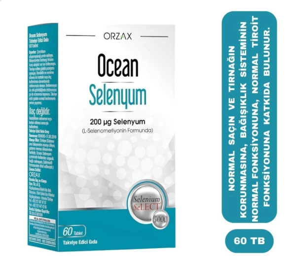 Ocean Selenyum 200 mg 60 Tablet