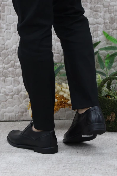 Mehmet Mete 42015 İç Ve Dış Hakiki Deri Kauçuk Taban Erkek Ayakkabı - Resim 4