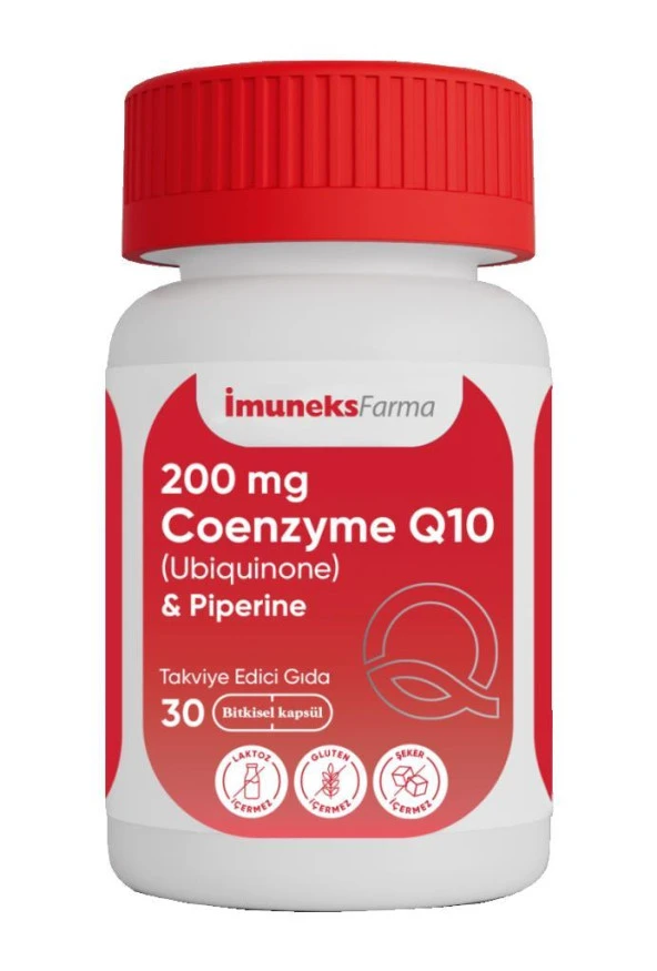 Imuneks Farma Coenzyme Q10 200 mg 30 Kapsül