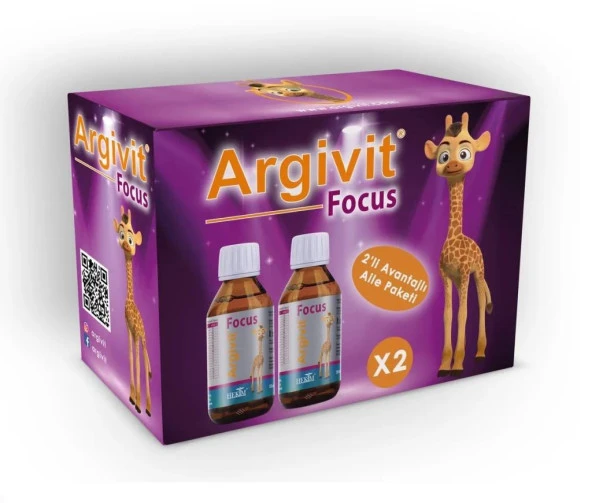 Argivit Focus Şurup 150 ml - 2li Avantajlı Aile Paketi