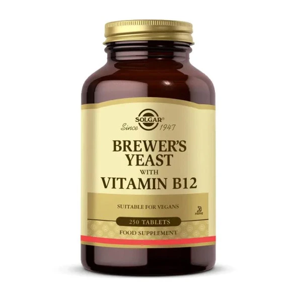Solgar Brewer s Yeast With Vitamin B12 250 Tablet