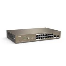 TENDA  16 portlu 10/100Mbps +1 Gigabit/SFP Slots Switch With 16-Port PoE TEF1118P-16-150W - 3