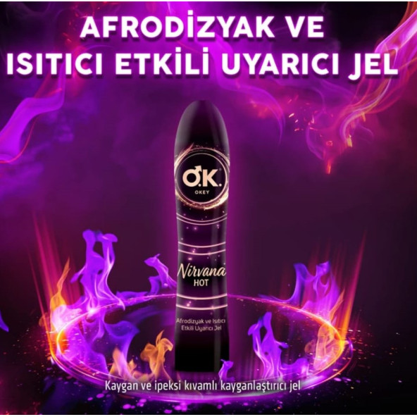 Okey Nirvana Hot Kaygnlaştırıcı Jel 100 ML - 4
