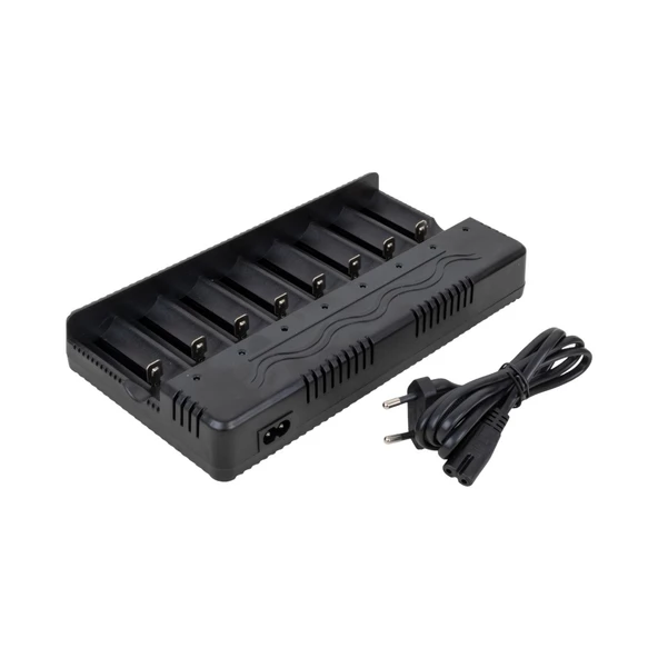 POWERMASTER PMR-21525 18650 8Lİ PİL ŞARJ CİHAZI - 3