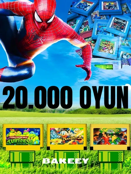Bakeey Taşınabilir 2.4G Kablosuz Çift Kol 20000 Atari Oyunlu Oyun Konsolu 4K Game Stick Retro Konsol - 5