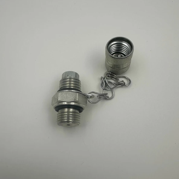 Hidrolik Minimes Manometre Test Priz Rekoru M16x2 - 5/16 Unf - 3