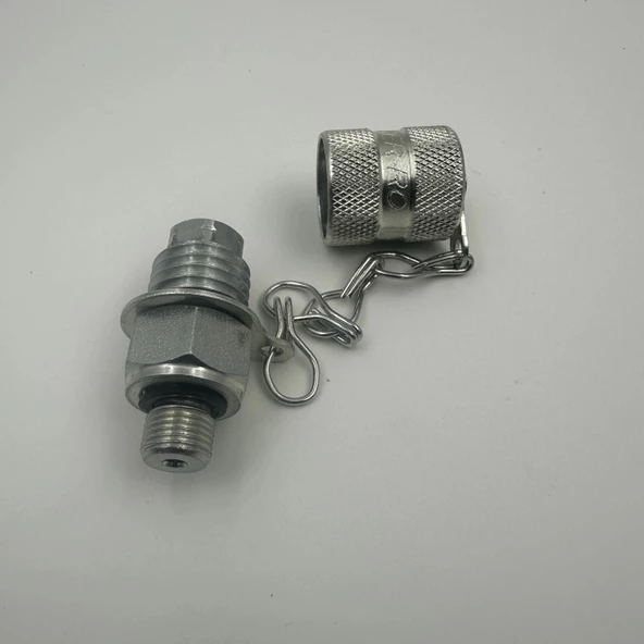 Hidrolik Minimes Manometre Test Priz Rekoru M16x2 - 5/16 Unf - 4