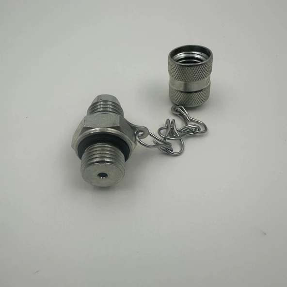 Hidrolik Minimes Manometre Test Priz Rekoru M16x2 - 5/16 Unf - 2