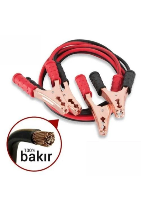 Akü Takviye Kablosu 1500 Amper Güçlü, Kalın Kablo Ve Hızlı Şarj !