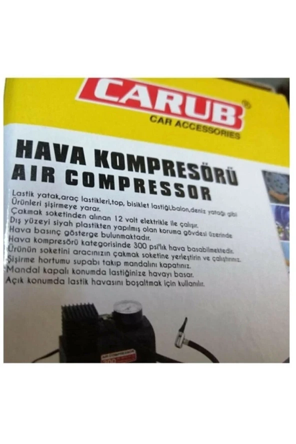 Hava Kompresörü 12v 300psı - Resim 3