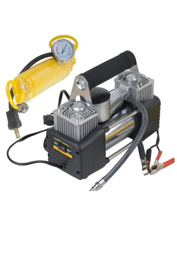 13,8V 150PSI Profesyonel Çift Pistonlu Metal Hava Kompresörü