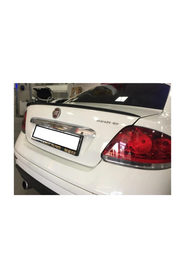 Spoiler Fiat Linea Bagaj Üzeri Çıta - Spoiler Pianoblack - Parlak Siyah + Çift Taraflı Bantlı - Resim 2