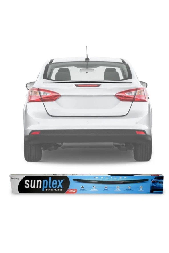 Ford Focus 3 Spoiler Bagaj Üstü Parlak Siyah 2011-2017 ürün görseli