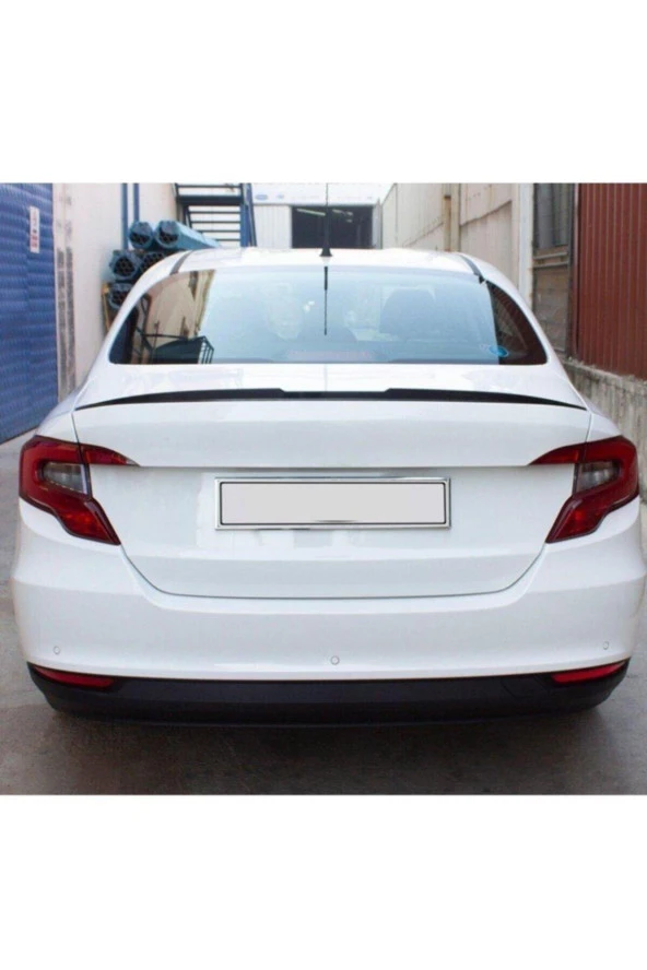 Fiat Egea Sedan Bagaj Üstü Piano Black Spoiler - Resim 2