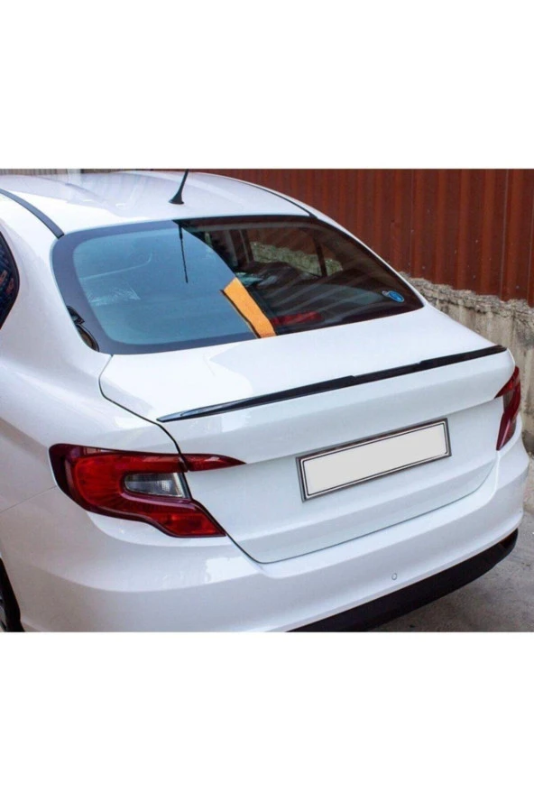 Fiat Egea Sedan Bagaj Üstü Piano Black Spoiler - Resim 3
