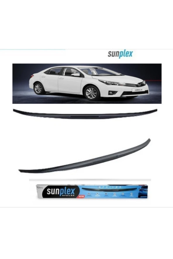 Toyota Corolla Spoiler Bagaj Üstü Piano Black 2013-2017