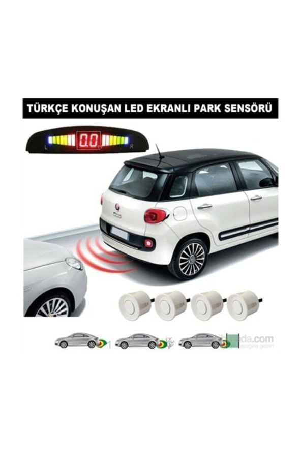 Carat Sensörlü Türkçe Konuşan Park Sensörü Siyah