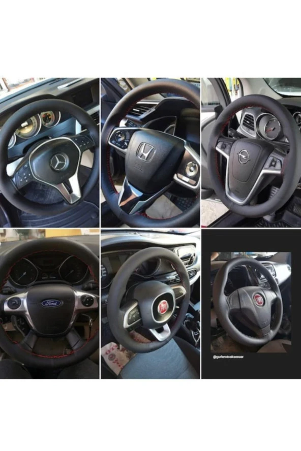 Deri Direksiyon Kılıfı - Resim 2