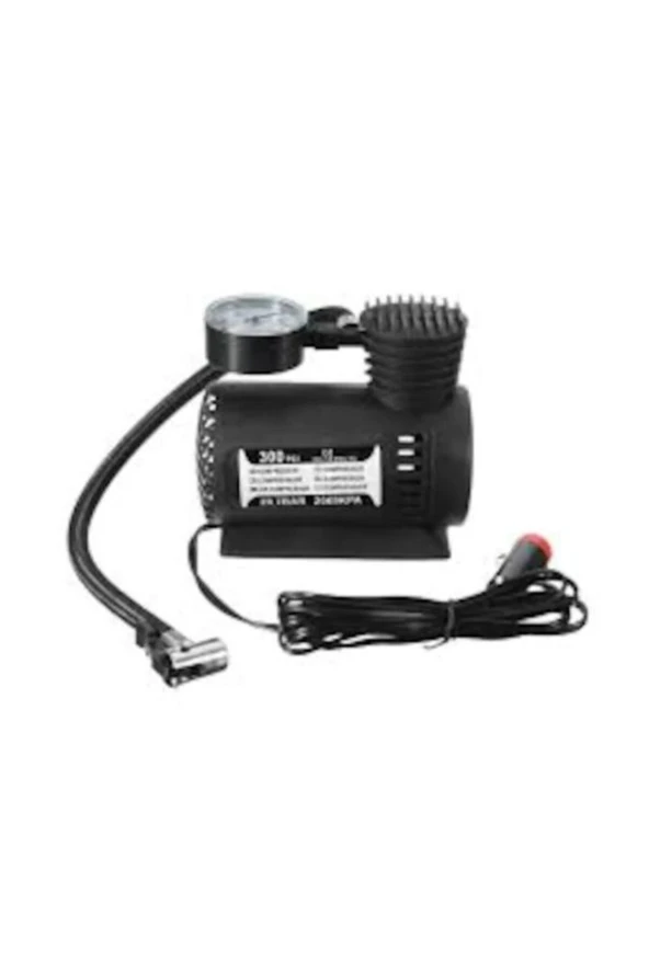 Oto Lastik Şişirme Hava Kompresörü 300 Psı Çakmaklık Girişli - 2