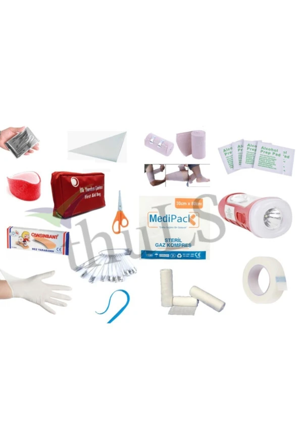 Araç Ecza Çantası Ilk Yardım Kiti Araba Ecza Çanta ürün görseli