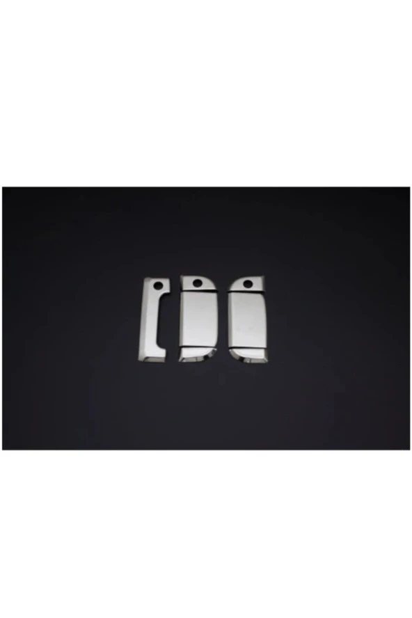 Vw Transporter T4 Krom Kapı Kolu 98-2003 Paslanmaz Çelik 7 Parça - Resim 2