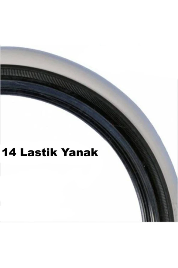 Atlas Lyon Lastik Yanağı Beyaz - Siyah Yanak 14jant - Resim 3