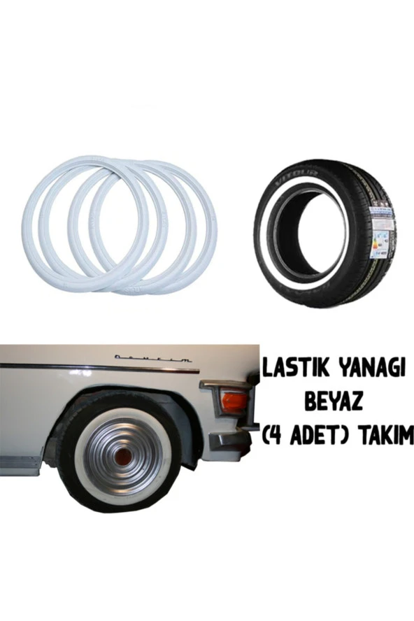 Atlas Lyon Lastik Yanağı Beyaz Yanak 14jant ürün görseli